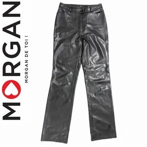 VINTAGE Morgan De Toi Faux Leather Pants Prestine Grunge, Y2 Size 38 (US 6)